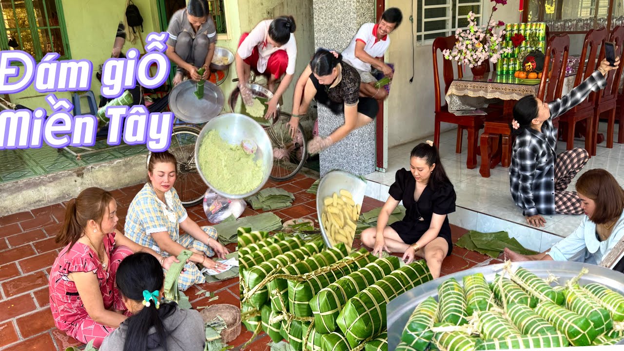 ĐÁM GIỖ MIỀN TÂY CHUẨN BỊ TRƯỚC BA NGÀY 
