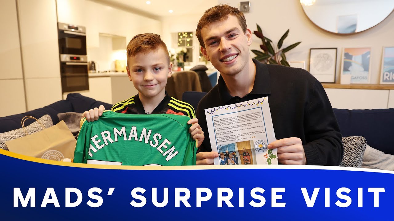 Mads' Festive Surprise! 😃 🎁 | Goalkeeper Visits His No.1 Fan