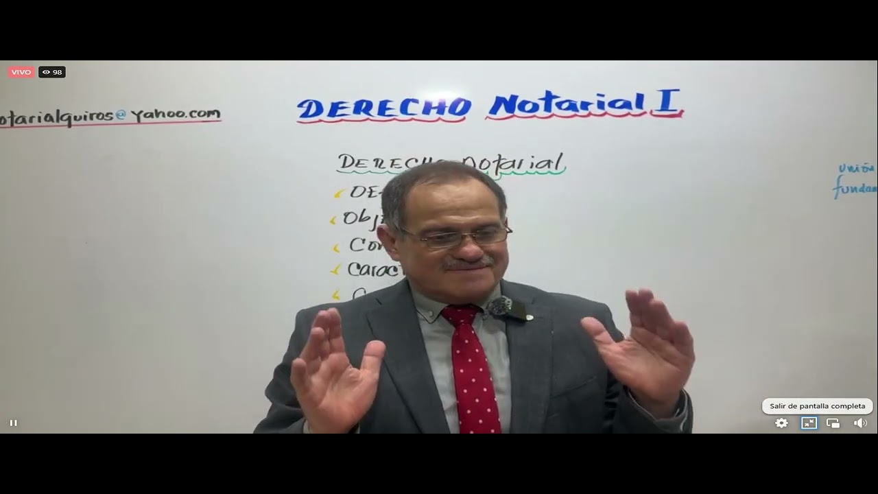 Derecho Notarial l Noc E 01 29 2026