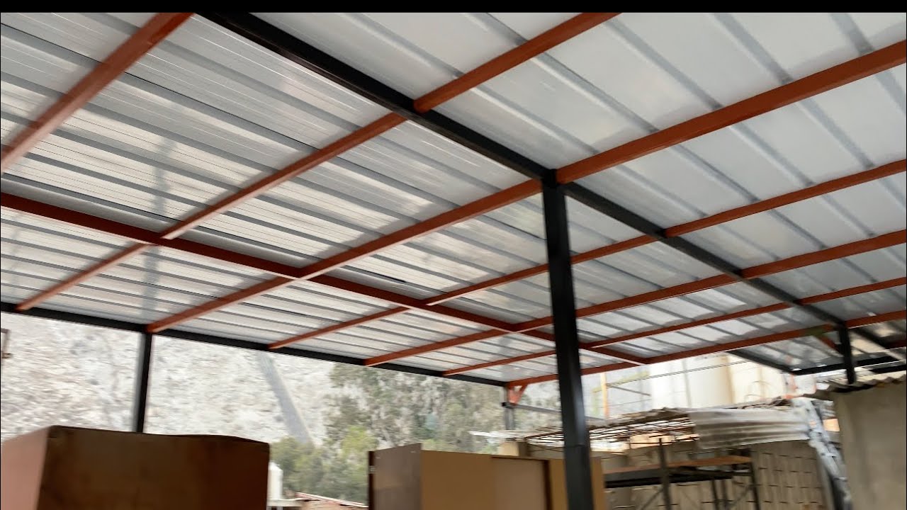 Tecnica para fabricar un techo en aluzinc
