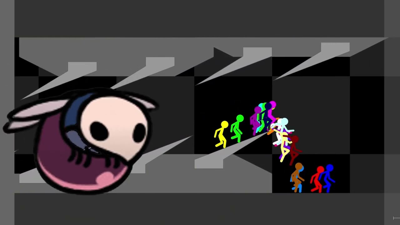 Survival Stickman Race - 68 - Escape from Aspid Hunter (Hollow Knight: Silksong)