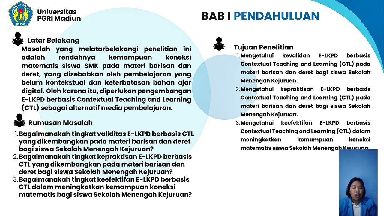 Program Studi Pendidikan Matematika - Seminar Proposal 2025