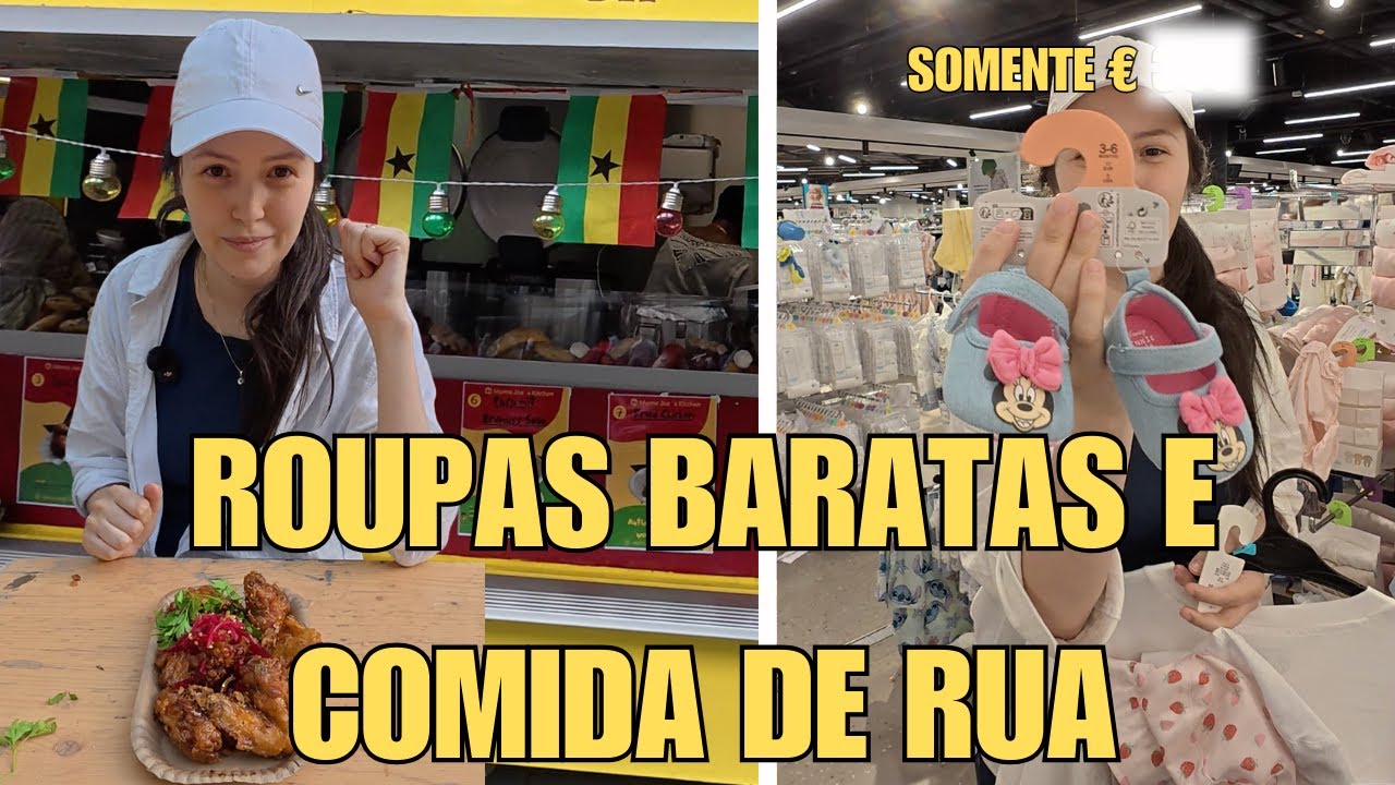 Comidas de Rua em Colônia e Preços Surpreendentes na Primark! | Vida na Alemanha com Criança