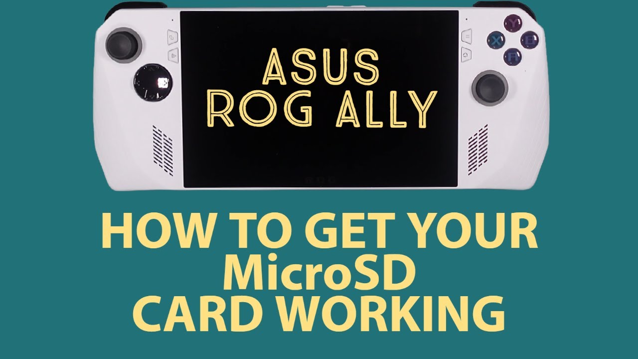 Как заставить работать карту MicroSD | Asus Rog Ally