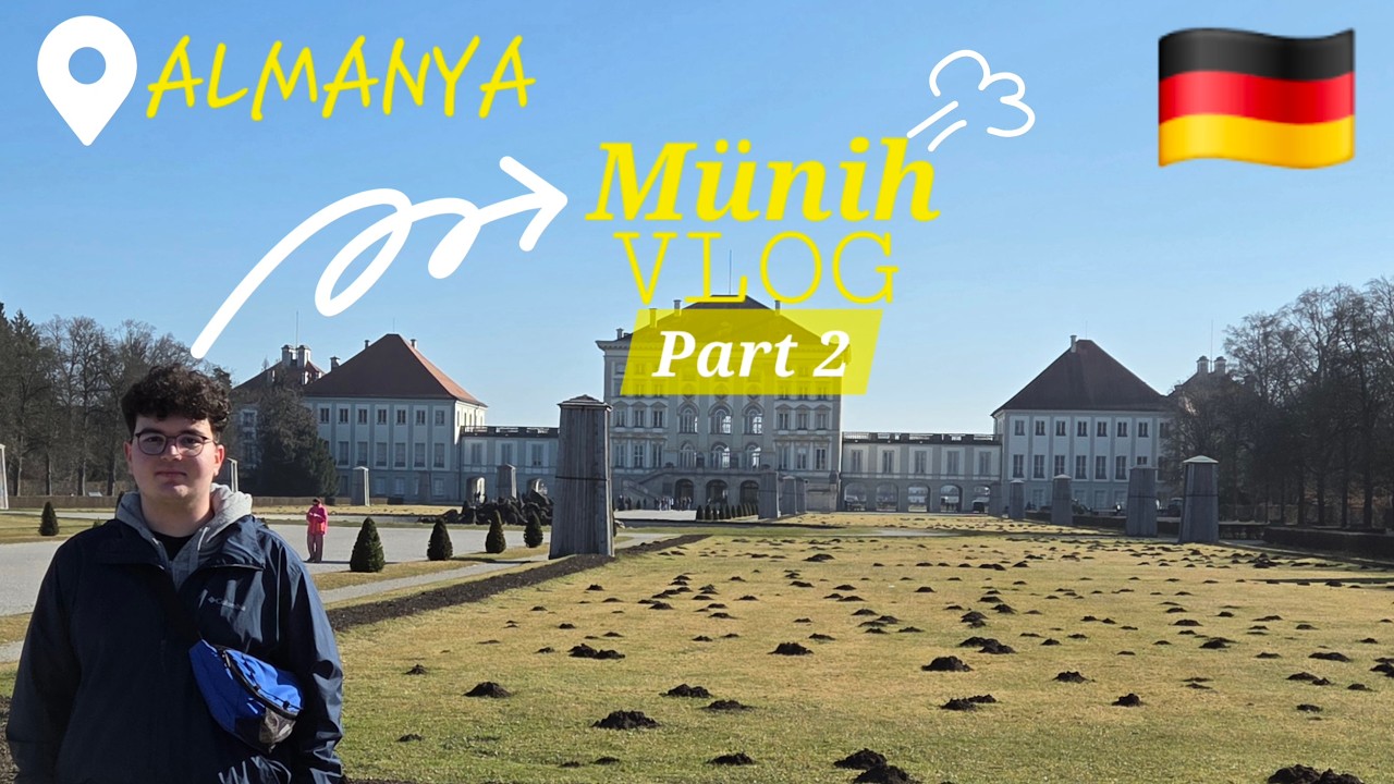 Münih Vlog Part 2 (İngiliz Bahçesi,Nymhenburg,Hofgarten,Odeonplatz,Döner Kebab,Alışveriş,Fiyatlar)