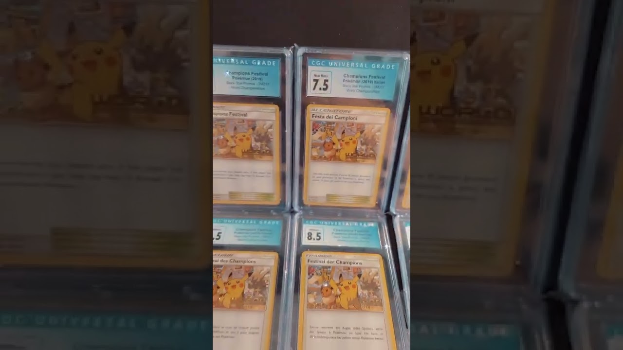 worlds championships pok&eacute;mon 2019 CGC graded cards .