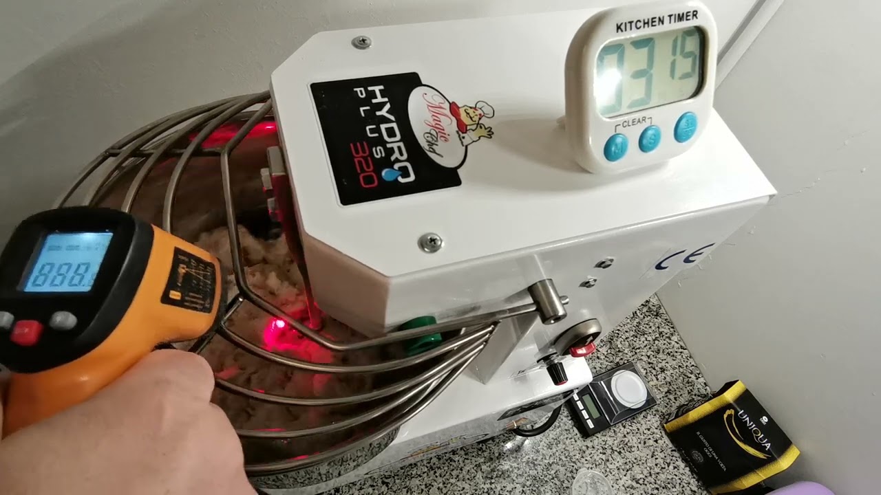 Impasto diretto 65% di idratazione  Uniqua Gialla Molino Dalla Giovanna, con Magic Chef Hydro plus