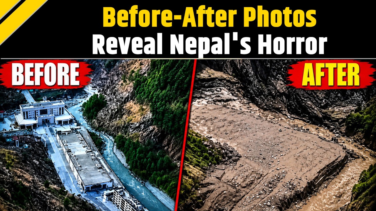 Nepal Floods: 'Entire Cities Reduced To Barren Land' Before-After Drone Shots Reveal Nepal's Horror