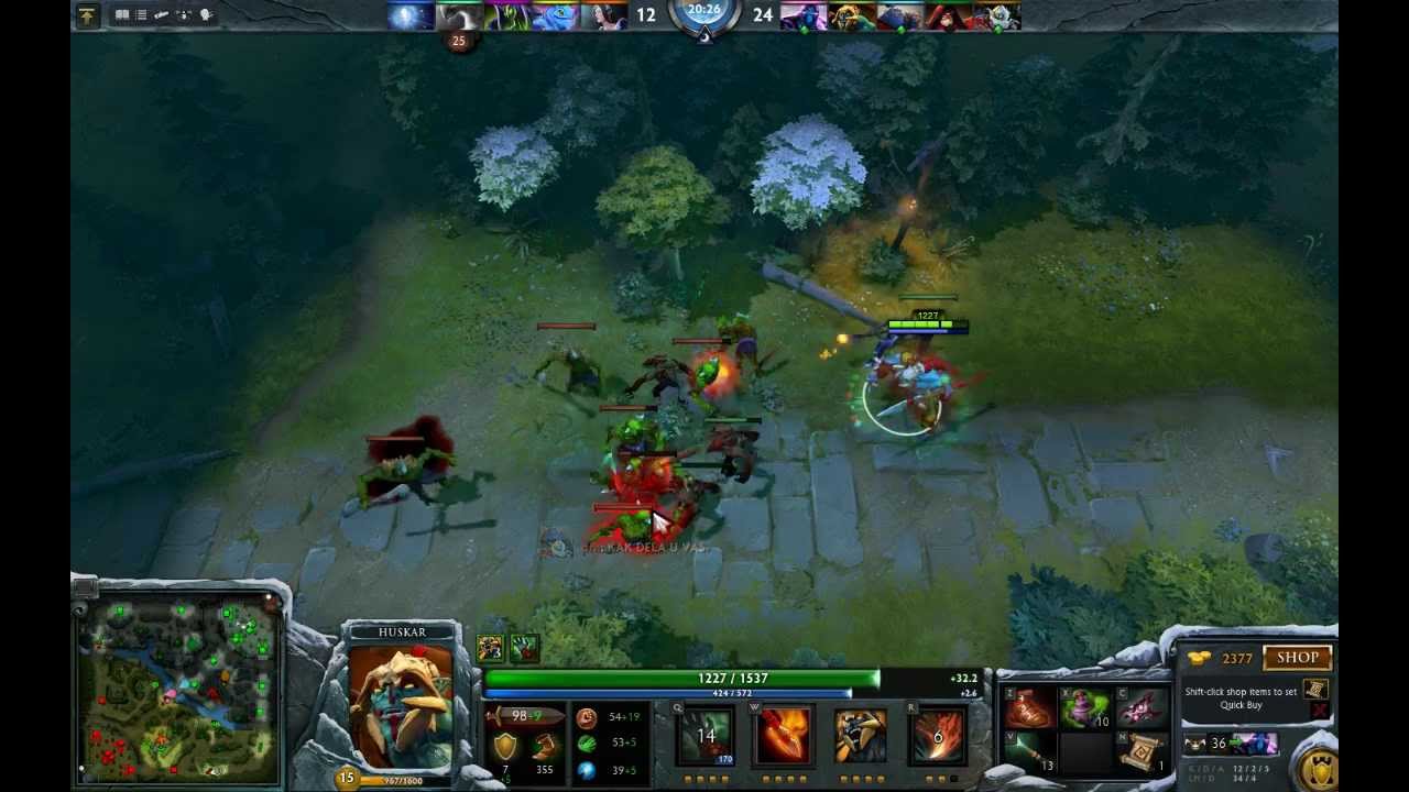 Dota 2 c Torinsoyo играет за Huskar-а как простоять триплу)))