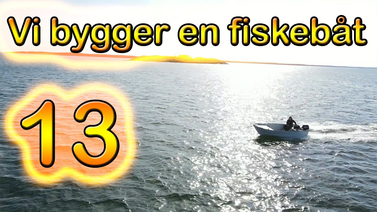 Vi bygger en fiskebåt (Crescent 425) - del 13 (genomgång av båten)