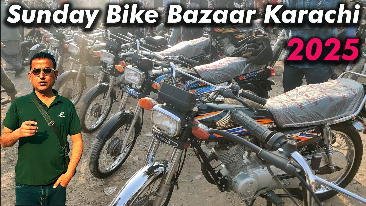 Karachi Sunday Bike Bazaar New & Used Bikes for Sale (Second Hand Prices)