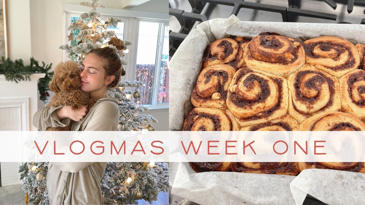 WEEKLY VLOG: Christmas decorating, Holiday Baking, etc!