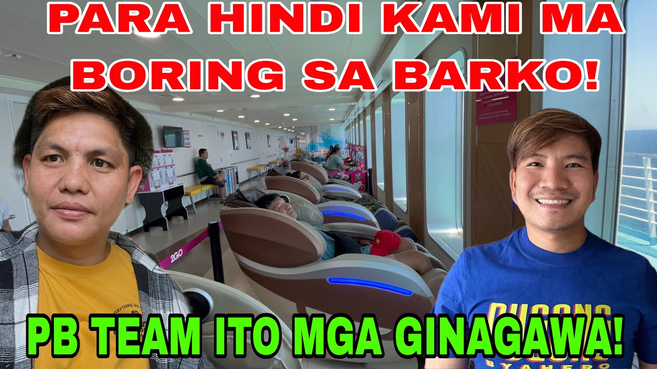 PB TEAM  ITO GINAWA NAMIN SA BARKO PARA HINDI MA BORING!