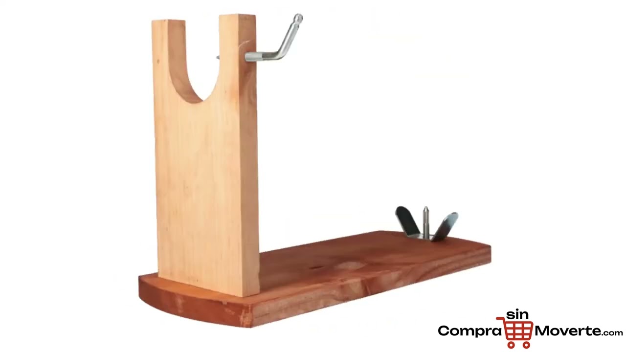 Soporte Jamonero de Banqueta en Madera &ndash; &iexcl;Corta Jam&oacute;n como un Profesional! 🔪🍖