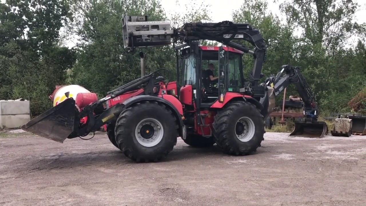 Köp Traktorgrävar / linjemaskin Huddig 1160D Med skylift på Klaravik.se