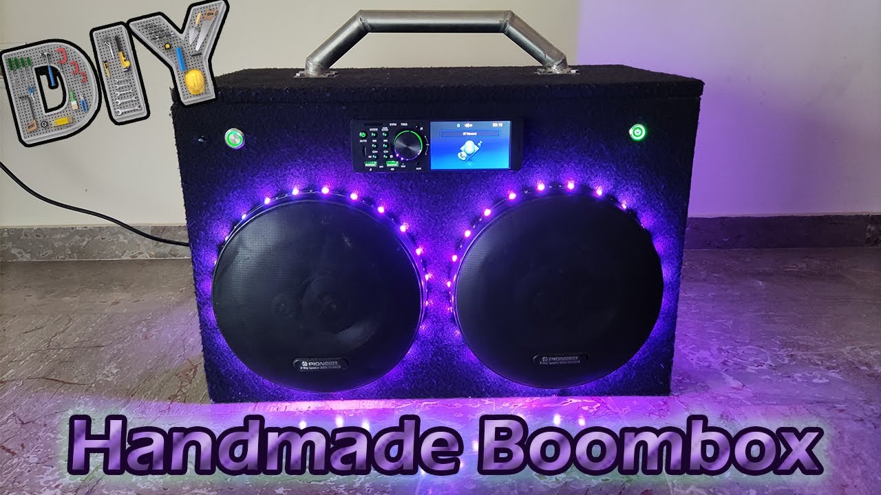 DIY: Handmade Boombox from car speakers (+ sound test)