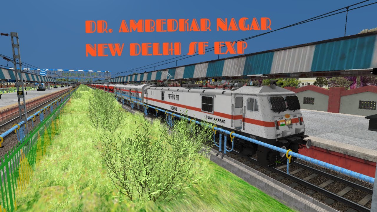 🚂 20155 DR.AMBEDKAR NAGAR (INDORE JN) - NEW DELHI SF EXP  | | MSTS   | | AJAY GAMING  PART 1  🔥