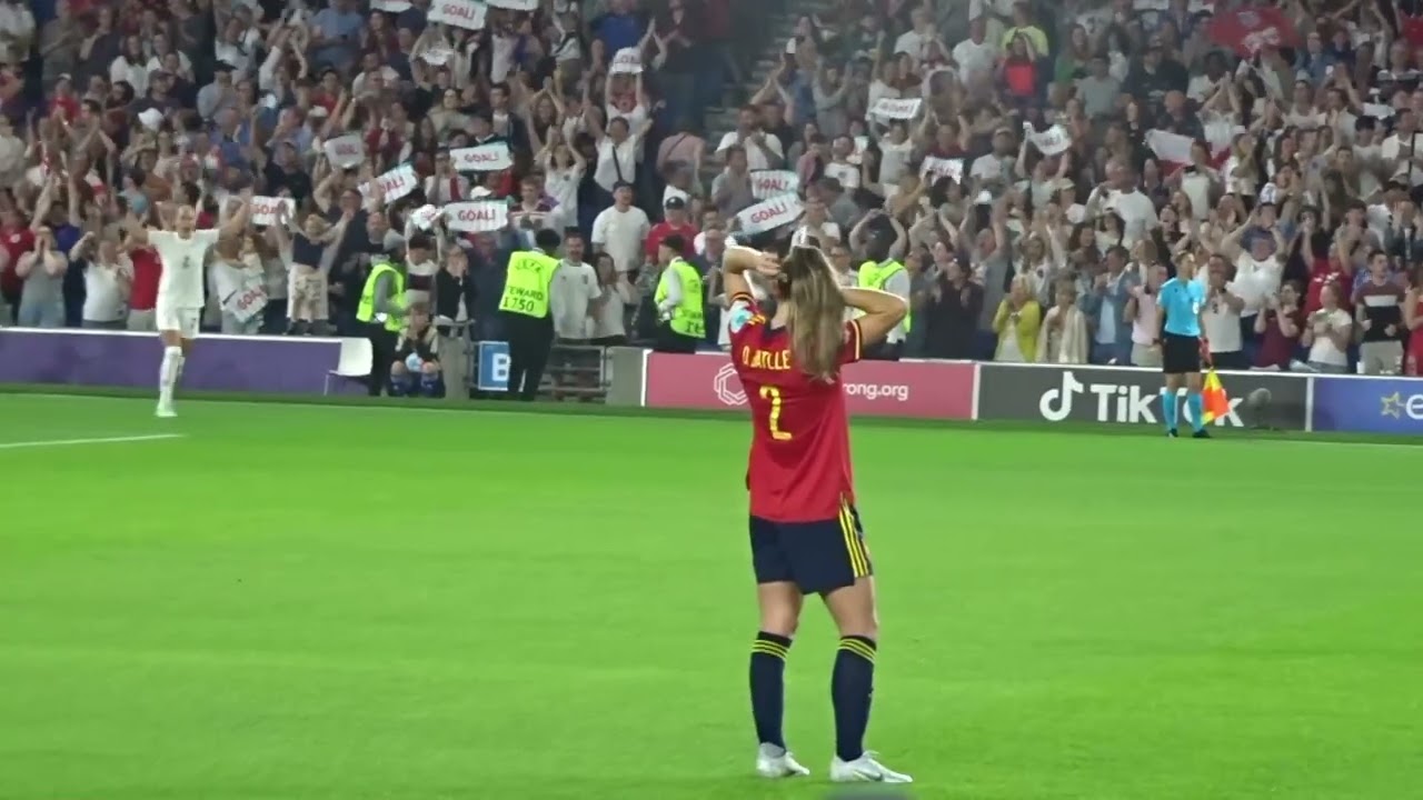 Euro 2022: Ona Batlle's Reaction to England's Georgia Stanway's Goal Against Spain