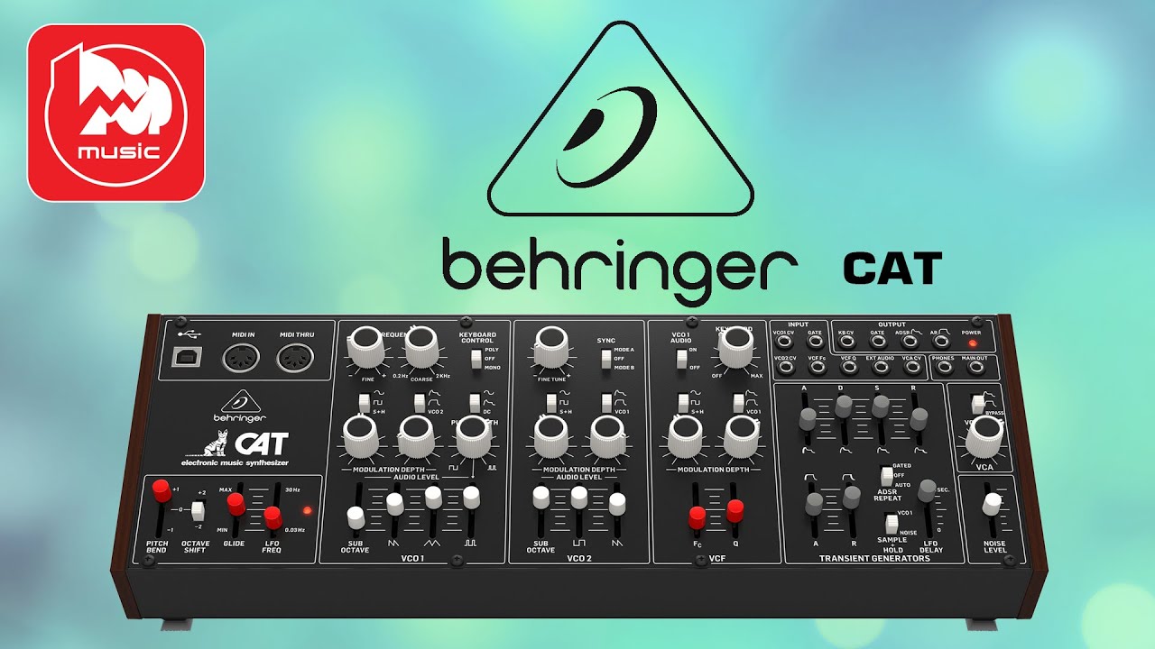 Behringer CAT - парафонический аналоговый синтезатор
