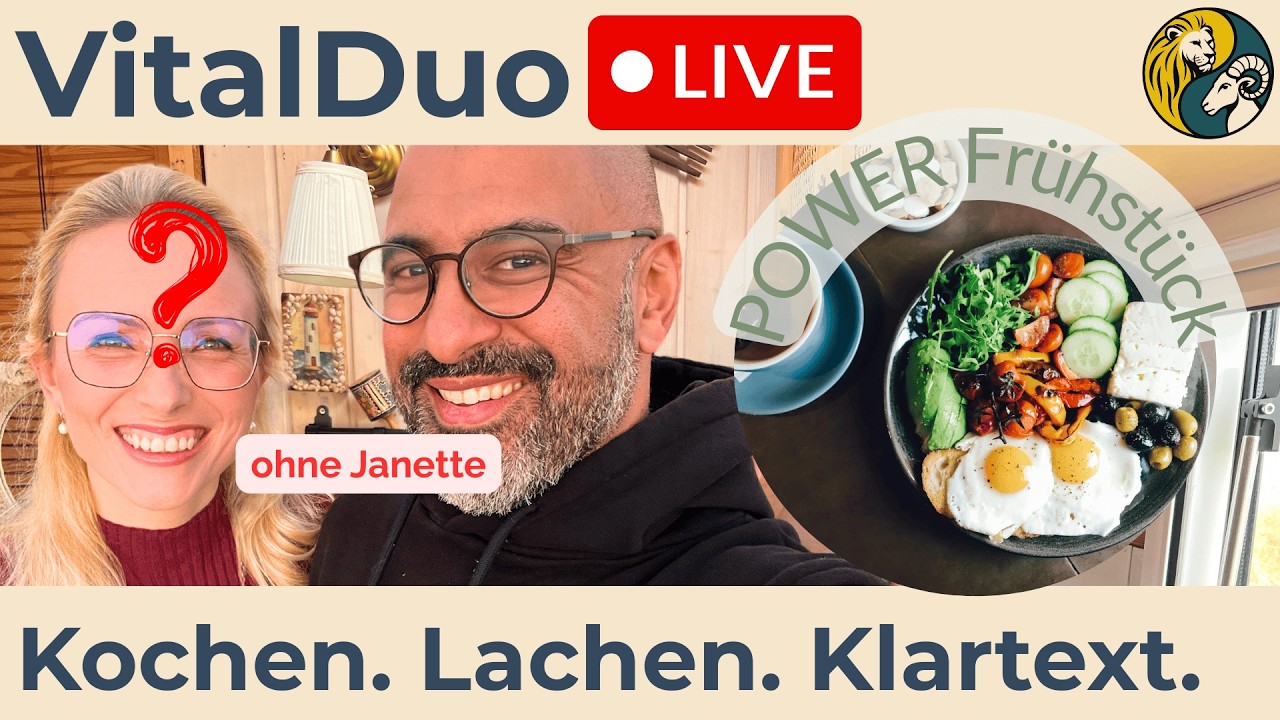 Power Frühstück -LIVE – Kochen, Lachen & Klartext | VitalDuo