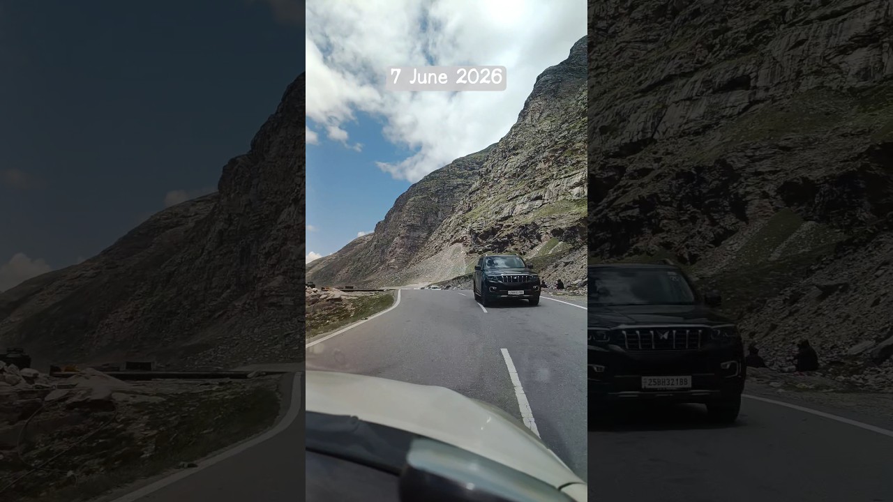 manali morning || traffic || 7 June 2026 #manali #traffic   #mountains
