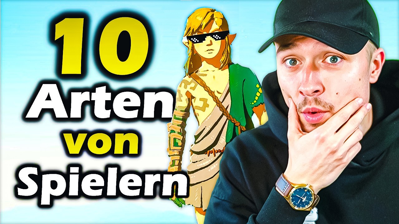 10 Arten von Spielern in Zelda Tears of the Kingdom! | Dävid Reaktion