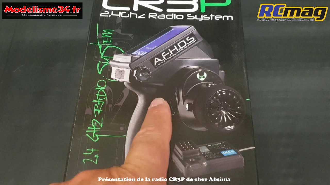 Découverte de la radio Absima CR3P