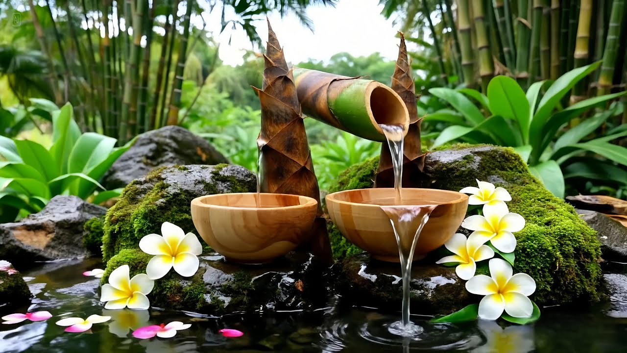 Ultimate Spa Relaxation 💧 Flowing Water & Zen Stone Ambience