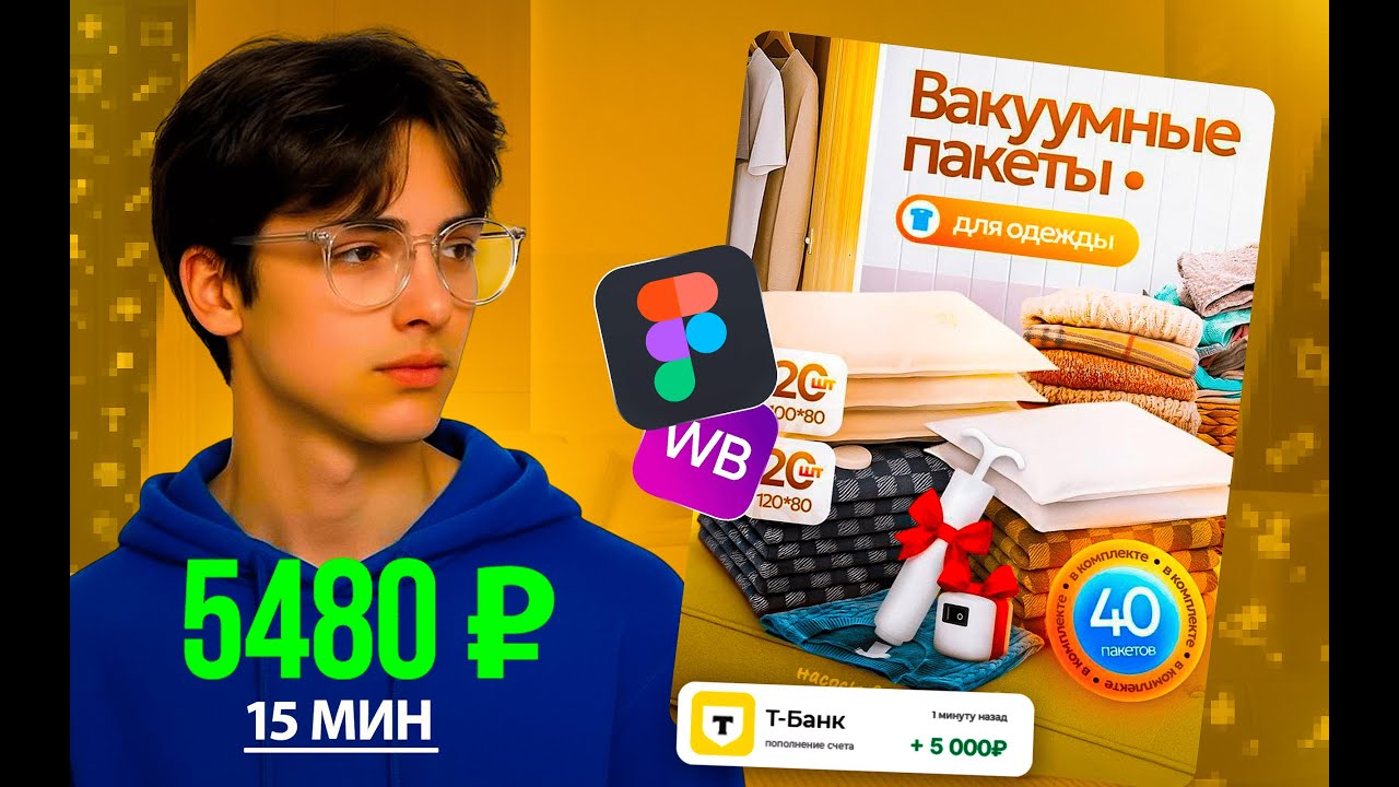 ИНФОГРАФИКА в Figma С НУЛЯ — КАРТОЧКА ЗА 18минут для Wildberries