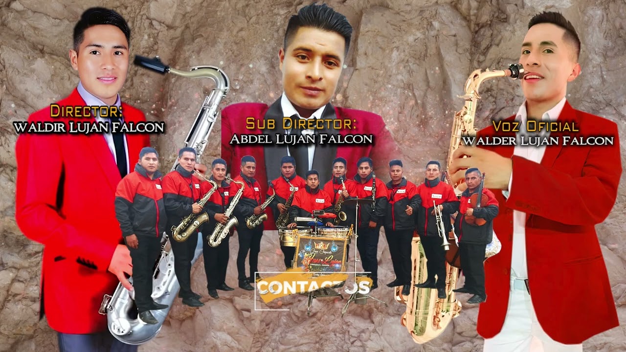 ORQ HNOS LUJAN  tema LA FINGIDA autor hnos lujan
