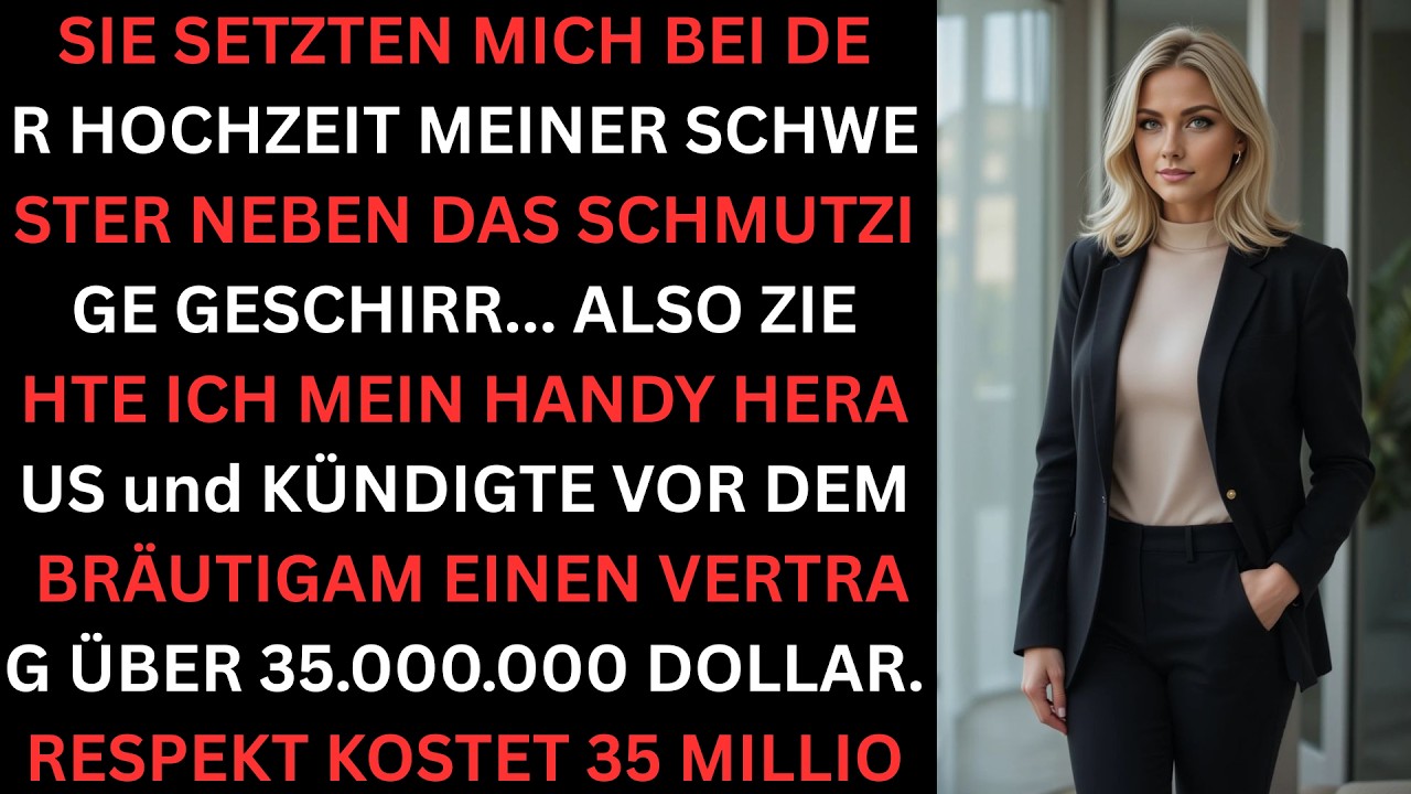 In die Küche verbannt – ich beendete einen 35-Millionen-Deal vor allen.
