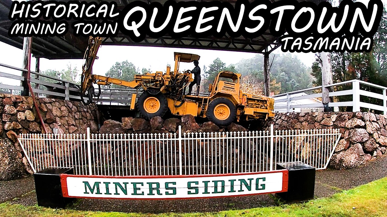 Exploring a Historical Mining Town Queenstown Tas | We make it to Strahan | Three Under Two -  Ep331