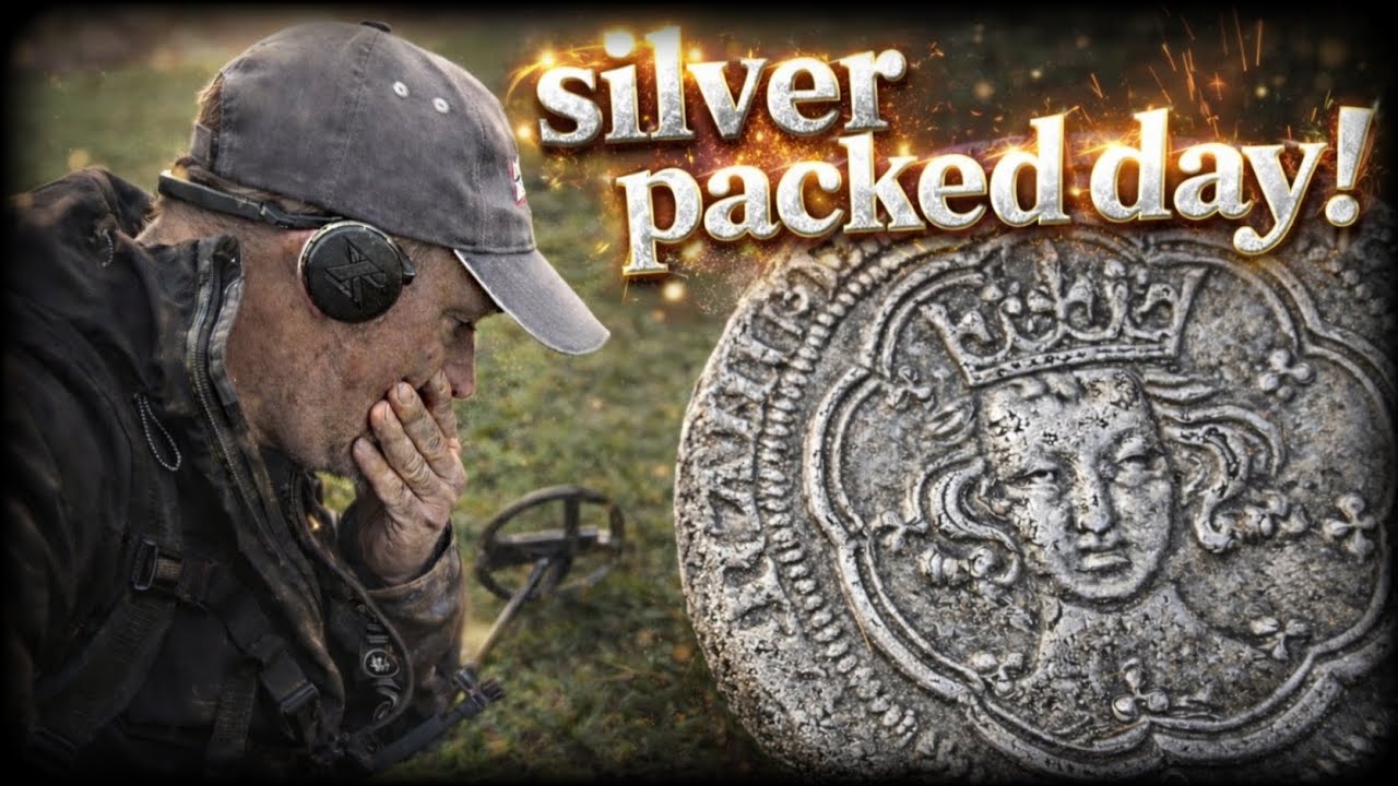 My Best Ever Hammered Coin - Five Silver Coins! | Metal Detecting Midlands UK