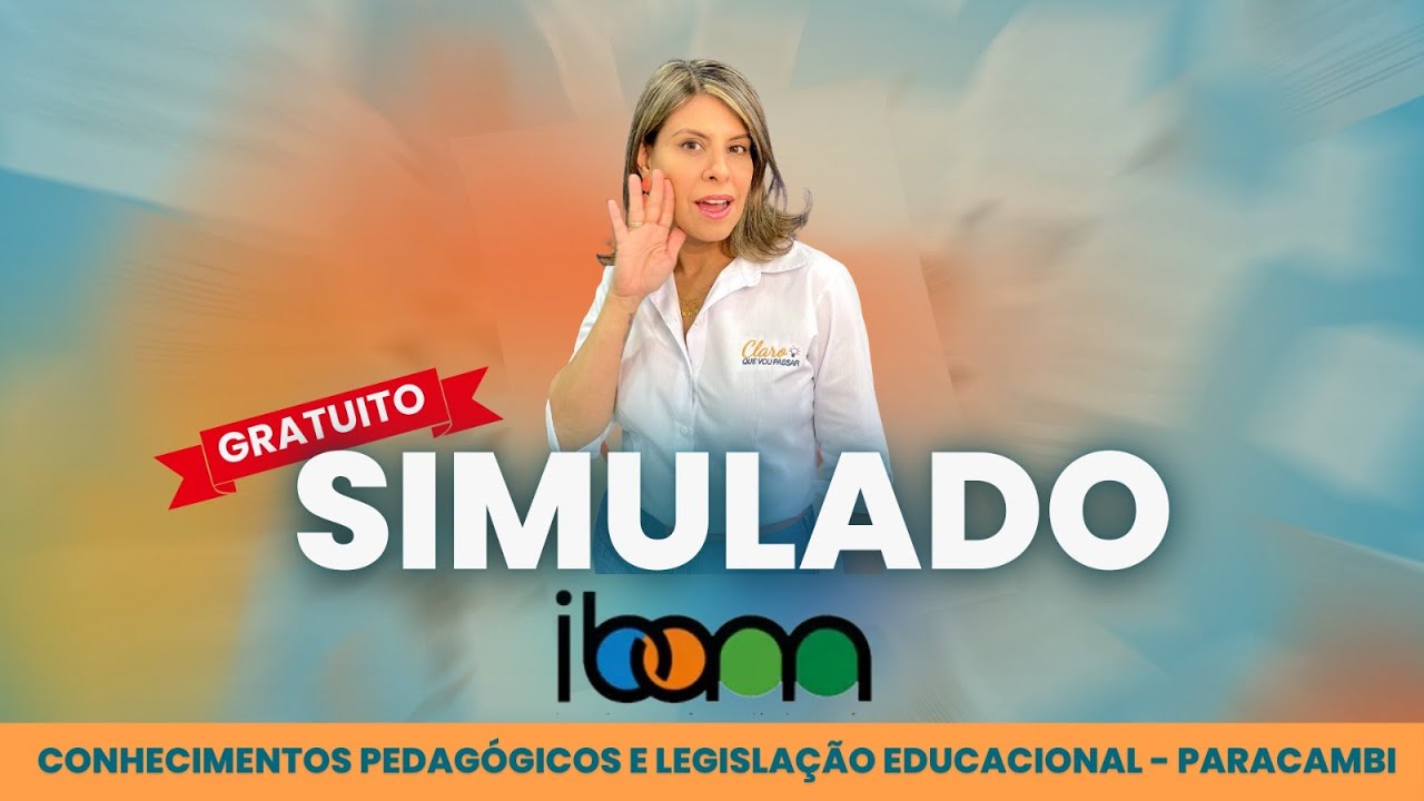 Simulado IBAM | Conhecimentos Pedag&oacute;gicos e Legisla&ccedil;&atilde;o Educacional - Paracambi