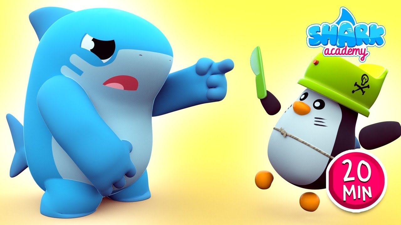 Shark Academy -O penico Músicas para crianças, canções para crianças