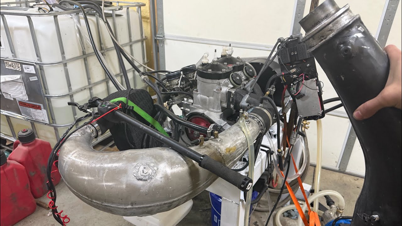 JSN1200 jet ski engines exhaust expansion chamber Dyno results