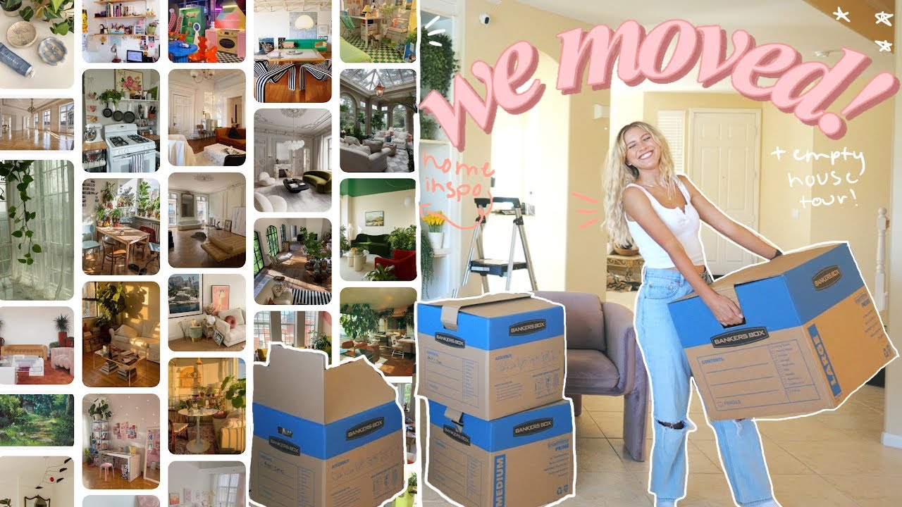 EMPTY HOUSE TOUR (we moved!!) + all my home decor inspo