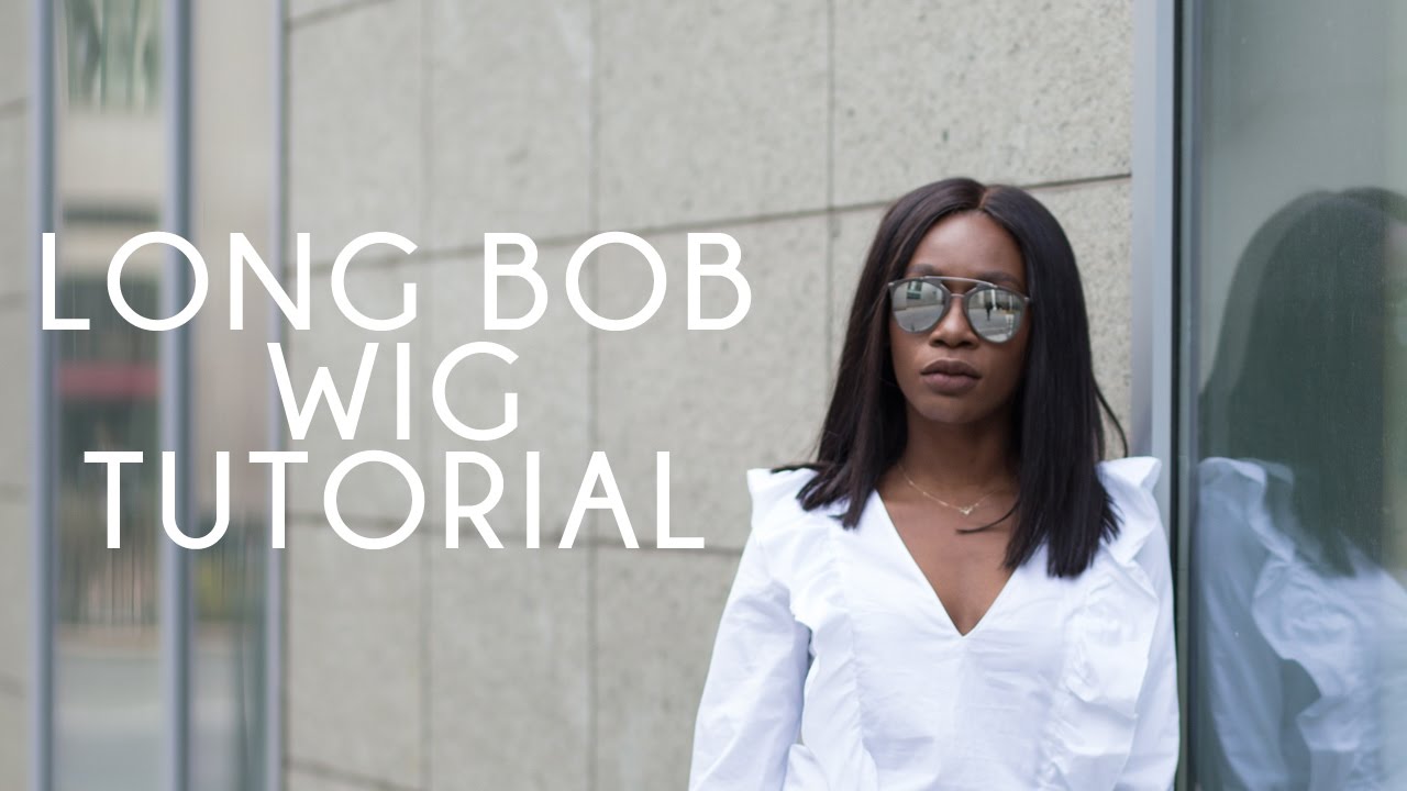LONG BOB WIG TUTORIAL  | YoursTrulyYinka