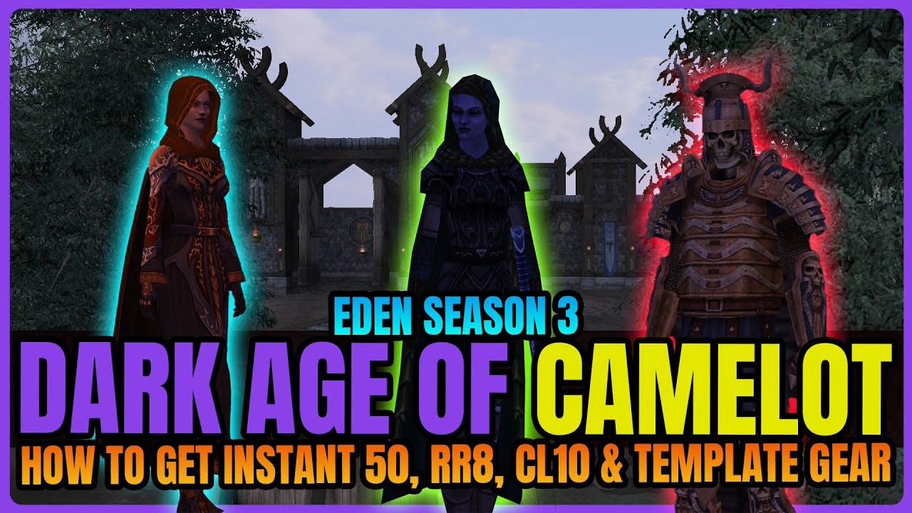 Dark Age of Camelot | Eden Season 3 | How To Instant Level 50, RR8 And Template Your Character