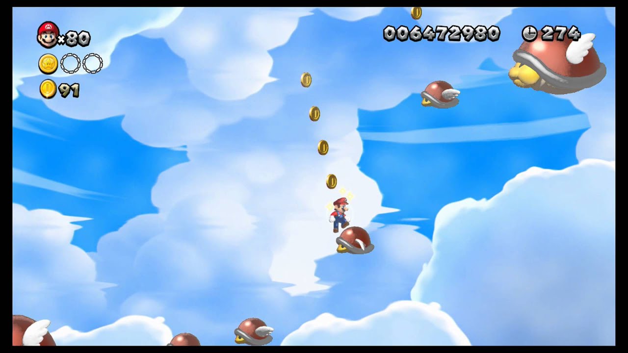 [WiiU] NSMBU Mundo 5 (Jungla Sirope) Nivel Secreto (La migración de los Parabuzzies)