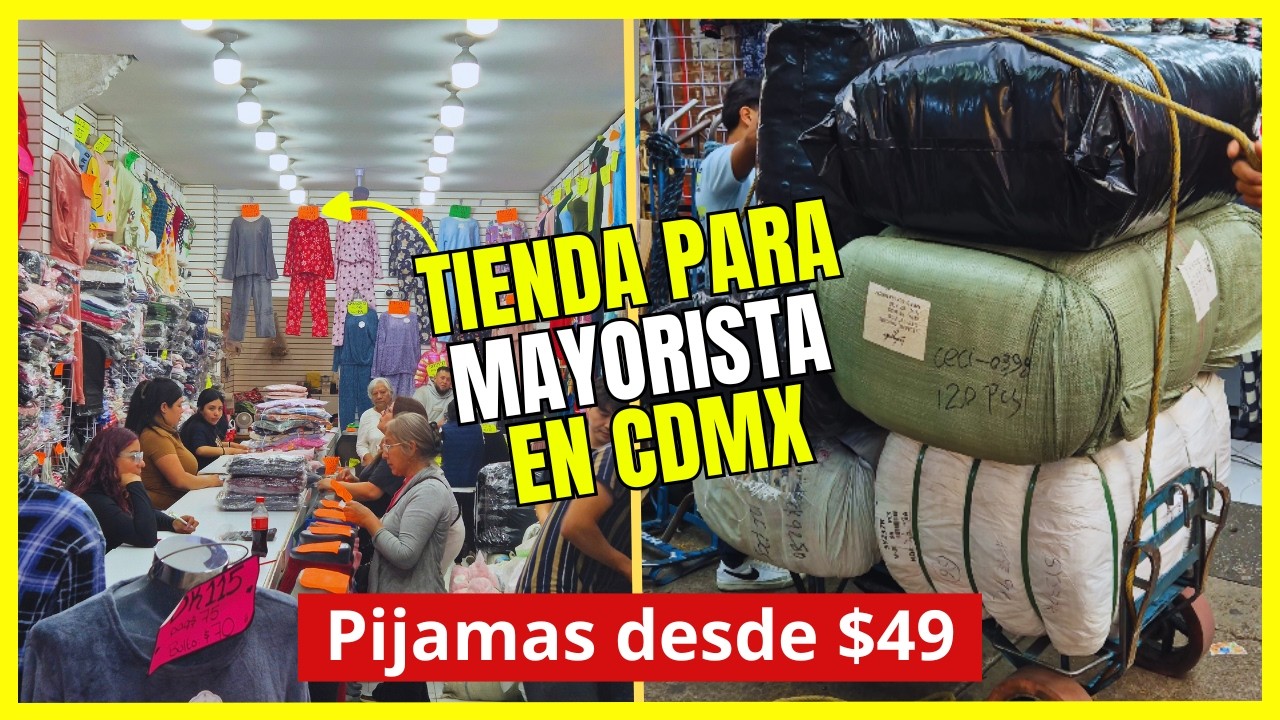 Tienda de ROPA para REVENDER, mayones y pijamas &iexcl;DESDE $19! - Donde COMPRAR por MAYOREO en la CDMX