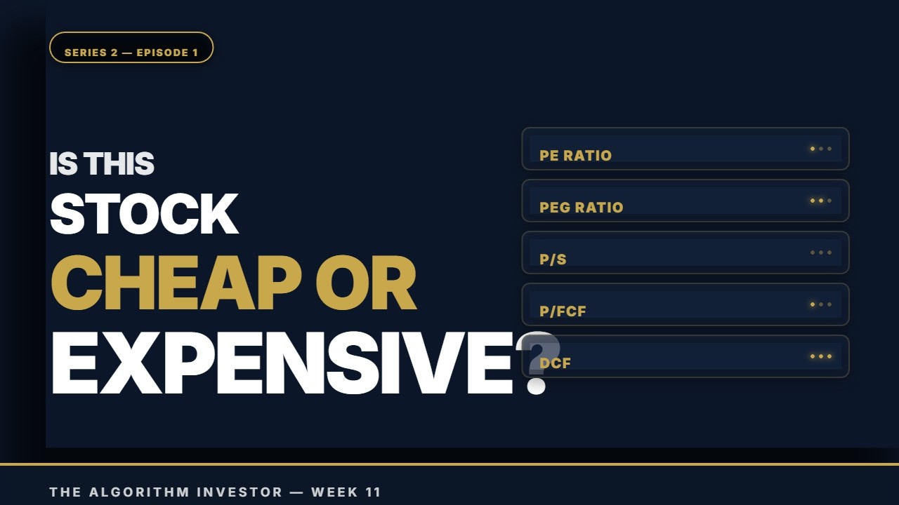How to Value a Stock &mdash; PE Ratio, PEG, Price to Free Cash Flow and DCF Explained Simply