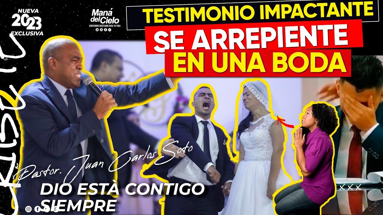 😱TESTIMONIO IMPACTANTE😳Se ENTREGA a DIOS en una BODA💥El TE ama😨💥PASTOR JUAN CARLOS SOTO IPUC HD🔥