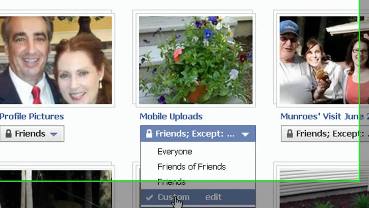 How to secure your Facebook Photos from strangers and specific friends