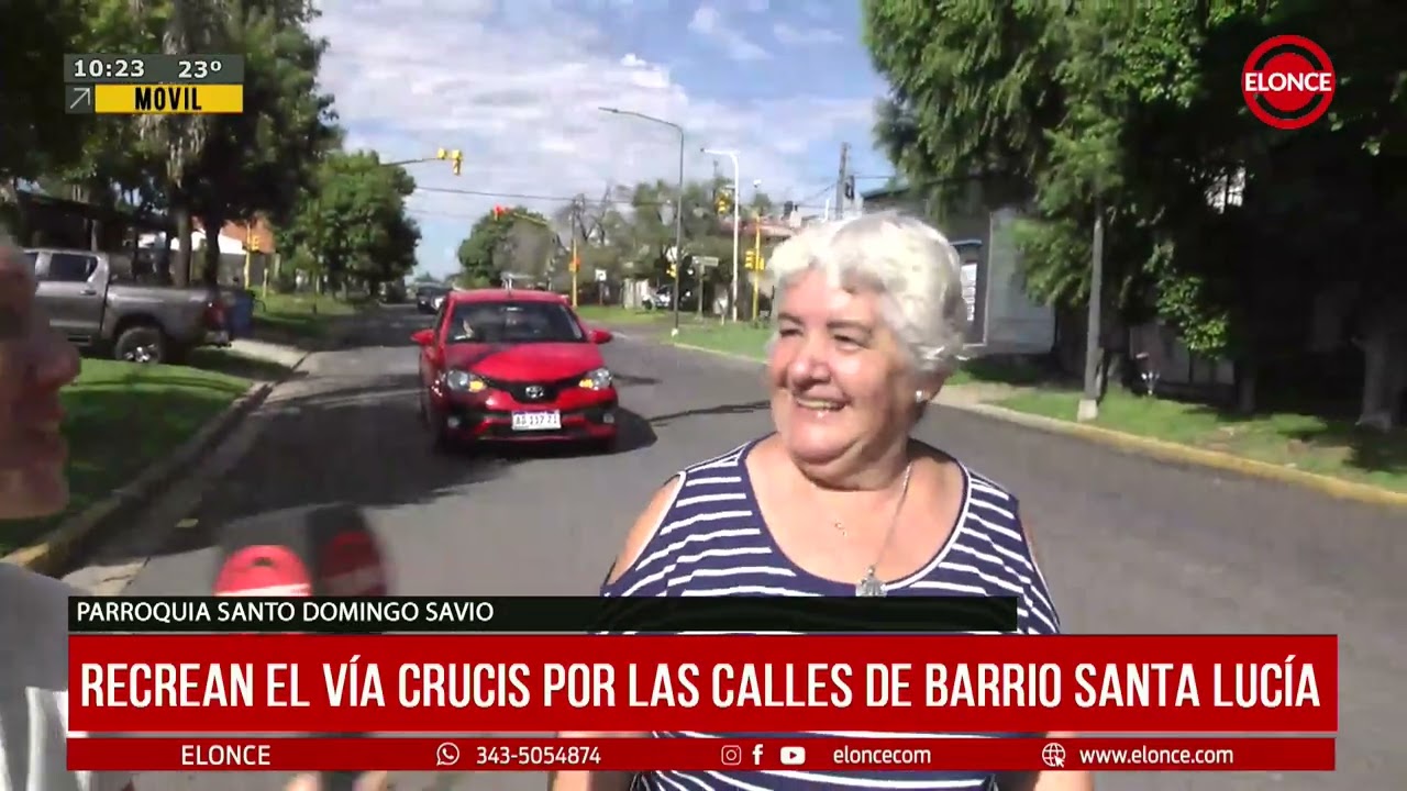 RECREAN EL V&Iacute;A CRUCIS POR LAS CALLES DE BARRIO SANTA LUCIA