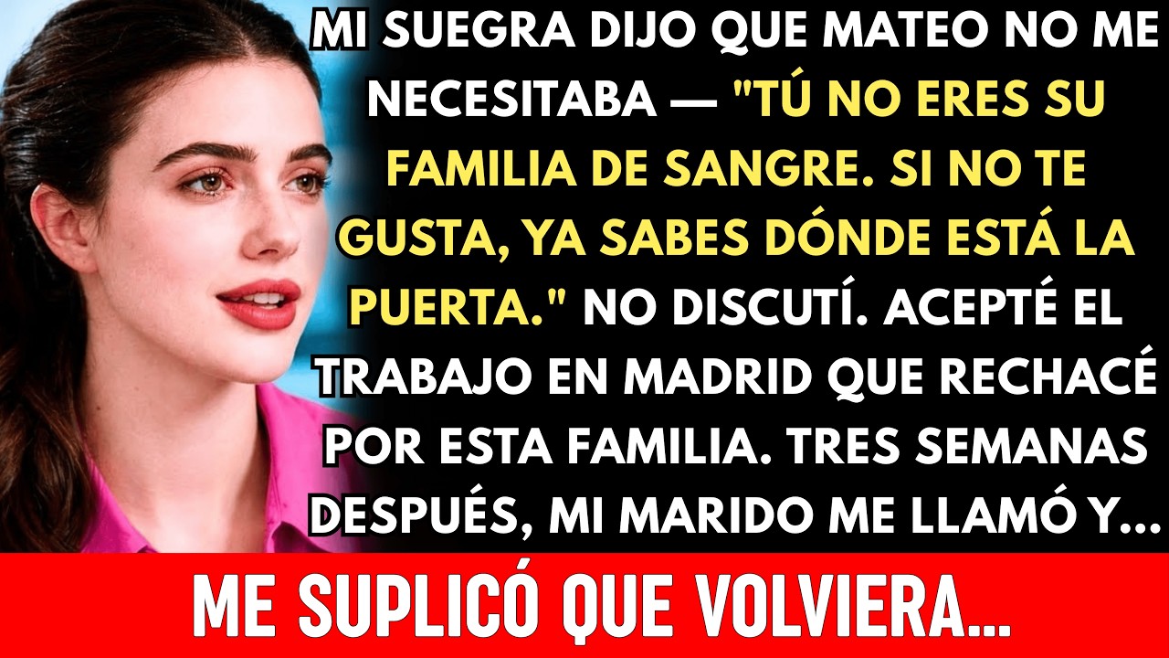 Mi suegra dijo que Mateo 