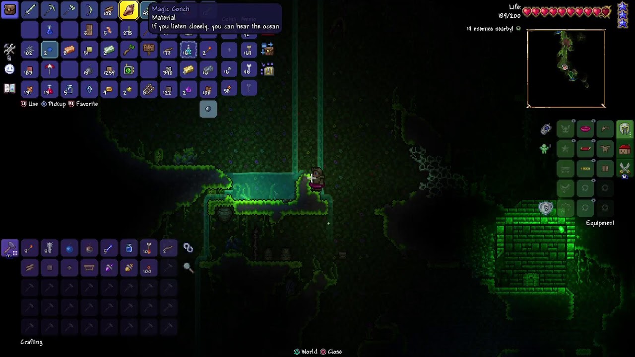 Terraria Expert mode 1 (No Commentary)