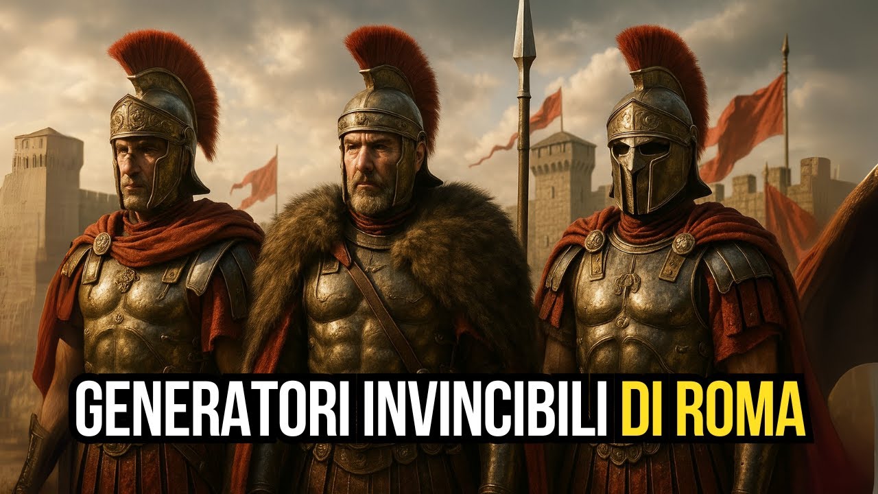 7 GENERALI INVINCIBILI di ROMA che SCHIACCIARONO INTERI IMPERI