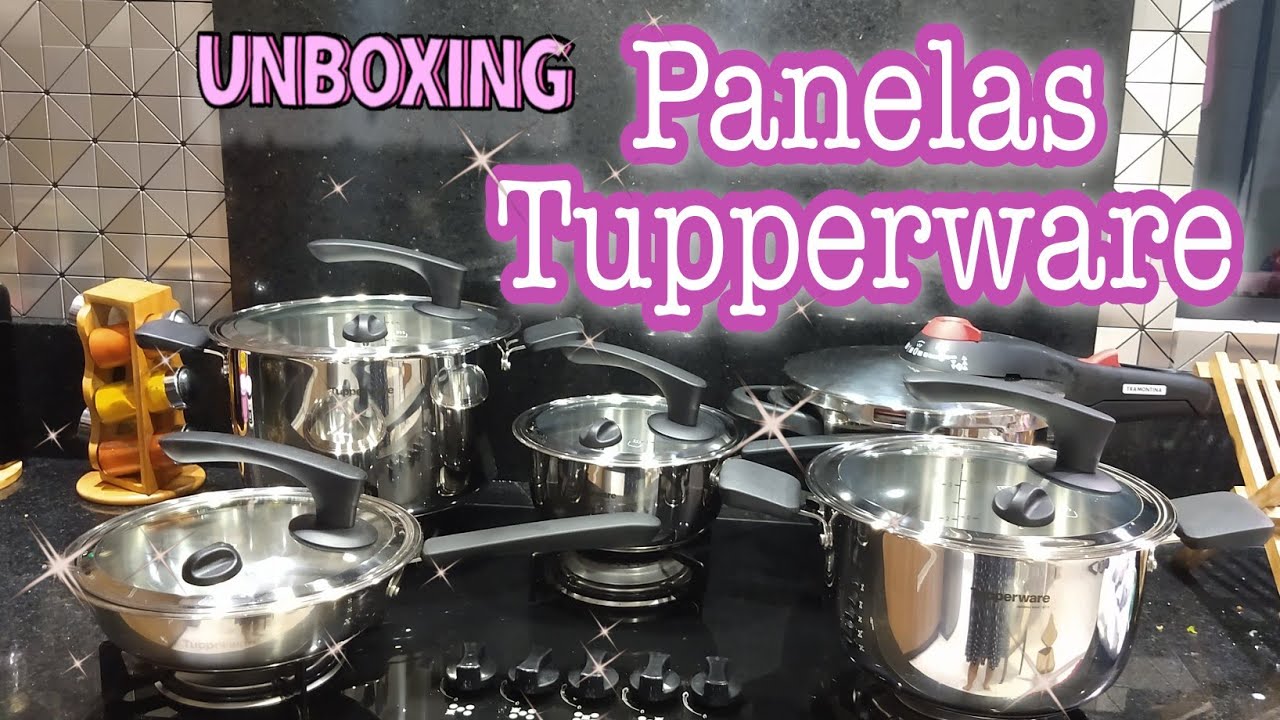 Unboxing Panelas inox Tupperware | Lêe House