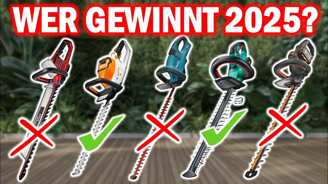 TOP 5 AKKU HECKENSCHEREN 2026 🔥 | Die besten Akku Heckenscheren im Vergleich